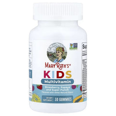 MaryRuth's Kids Multivitamin Gummies – Strawberry, Papaya & Super Punch, 30 & 60 Gummies