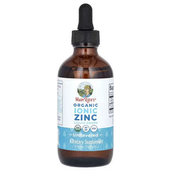 MaryRuth's Organic Ionic Zinc Liquid Drops – Unflavoured & Strawberry Lemon, 4 fl oz (120 ml)