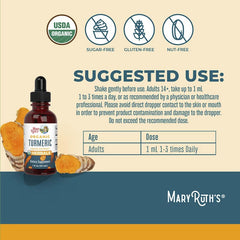 MaryRuth's, Organic Turmeric Liquid Extract, Alcohol Free, 1,190 mg, 1 fl oz (30 ml)