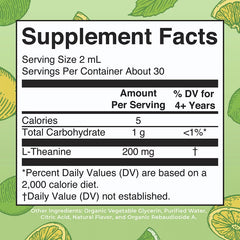MaryRuth's, L-Theanine Liquid Drops, Lemon Lime, 2 fl oz (60 ml)