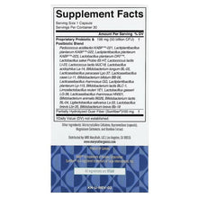 Back label supplement facts for MaryRuth's 3-in-1 digestive health, 30 capsules