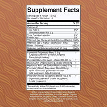 MaryRuth's Hair Care liposomal maple french toast supplement facts close-up table