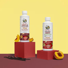 MaryRuth's, Men's 40+ Multivitamin Liposomal with Hormonal Support, Vanilla Peach, 15.22 fl oz (450 ml)