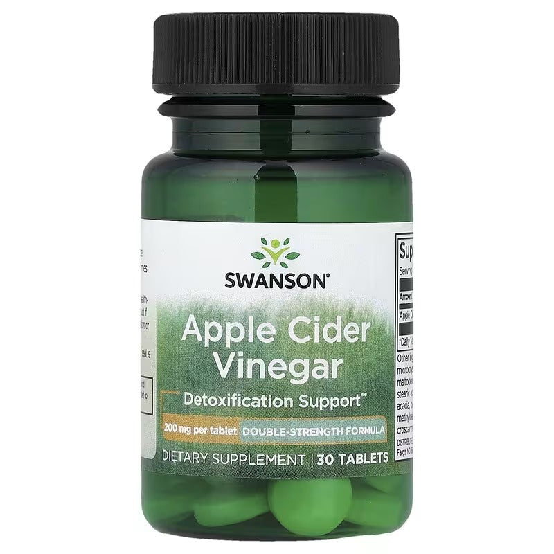 Swanson Vitamins Apple Cider Vinegar, 200 mg Tablets