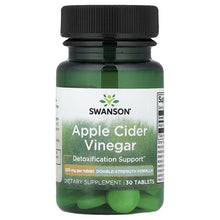 Swanson Apple Cider Vinegar detoxification support bottle, 200 mg, 30 tablets