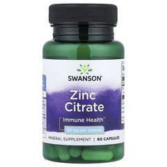 Swanson Vitamins Zinc Citrate Capsules