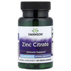 Swanson Vitamins Zinc Citrate Capsules