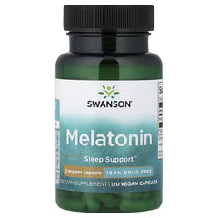Swanson Vitamins Melatonin Capsules