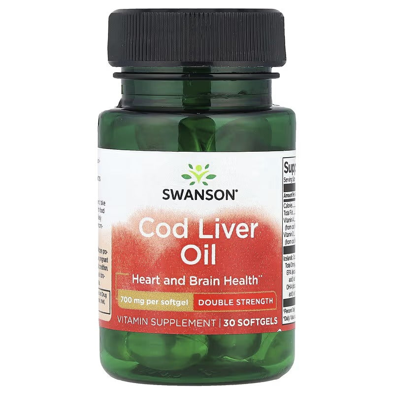 Swanson Vitamins, Cod Liver Oil, 250 Softgels