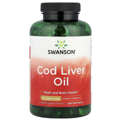 Swanson Vitamins, Cod Liver Oil, 250 Softgels