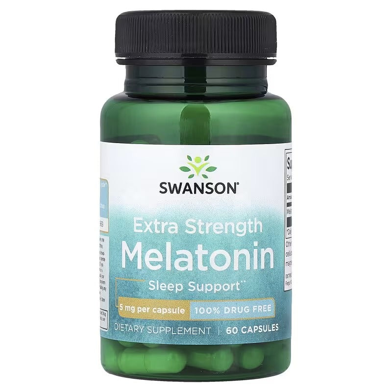 Swanson Vitamins Melatonin Capsules