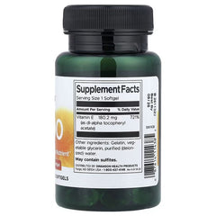 Swanson Vitamins Vitamin E Softgels