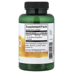 Swanson Vitamins Vitamin E Softgels