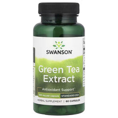 Swanson Vitamins Green Tea, 500 mg Capsules