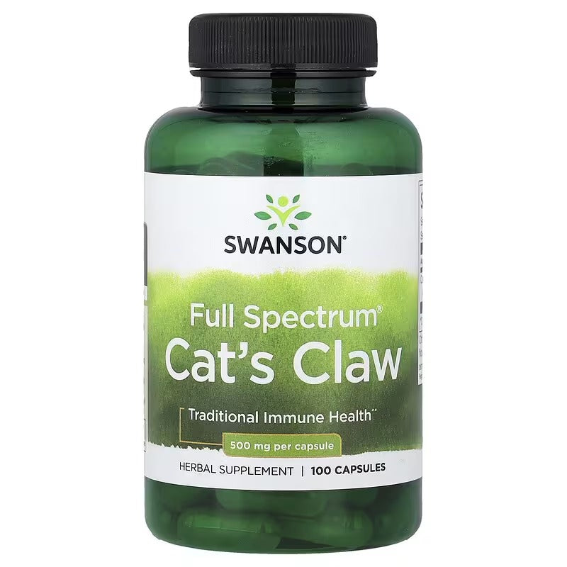 Swanson Vitamins Full Spectrum® Cat's Claw, 500 mg Capsules