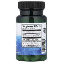 Swanson Vitamins GABA Capsules