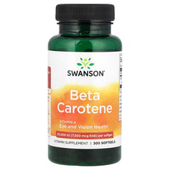 Swanson Vitamins Beta Carotene Softgels