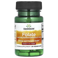 Swanson Vitamins Folate Veggie Caps