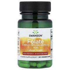 Swanson Vitamins Folate Veggie Caps