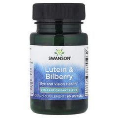 Swanson Vitamins Lutein & Bilberry Softgels