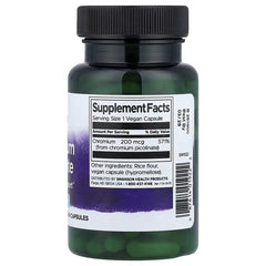 Swanson Vitamins Chromium Picolinate 200 mcg Capsules
