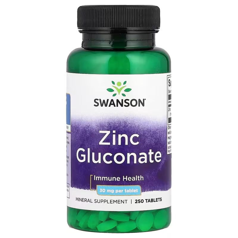 Swanson Vitamins Zinc Gluconate