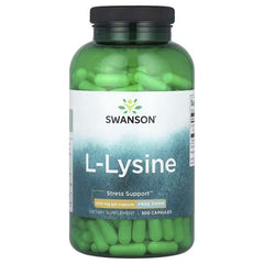 Swanson Vitamins L-Lysine 500 mg Capsules