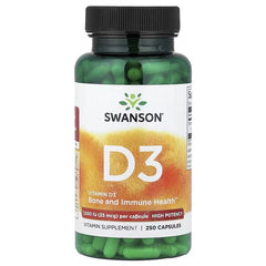 Swanson Vitamins Vitamin D3 High Potency Capsules
