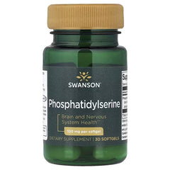 Swanson Vitamins Phosphatidylserine, 100 mg, Softgels