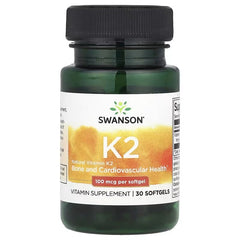 Swanson Vitamins Natural Vitamin K2 Softgels