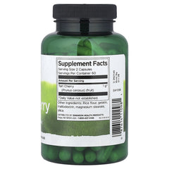 Swanson Vitamins, Tart Cherry, 120 Capsules (250 mg per Capsule)