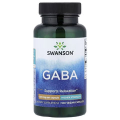 Swanson Vitamins GABA Capsules