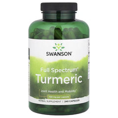 Swanson Vitamins Full Spectrum® Turmeric, 720 mg Capsules