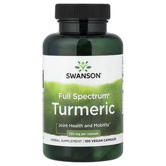 Swanson Vitamins Full Spectrum® Turmeric, 720 mg Capsules