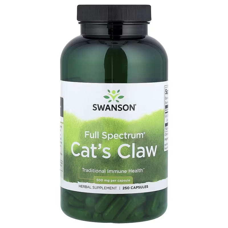 Swanson Vitamins Full Spectrum® Cat's Claw, 500 mg Capsules