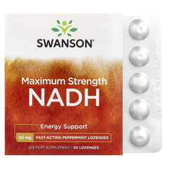 Swanson Vitamins, NADH, Peppermint Lozenges