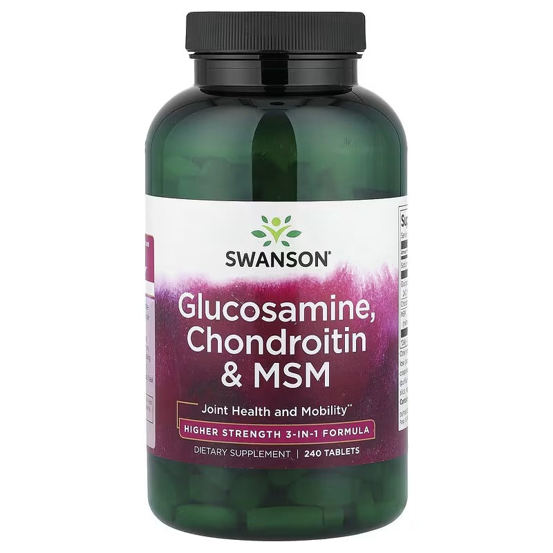 Swanson Vitamins, Glucosamine, Chondroitin & MSM