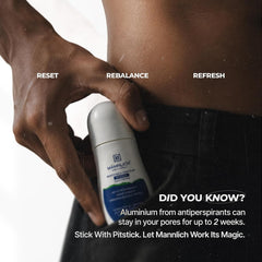Mannlich Underarm Roll-On for Men with 2% Kojic & Salicylic Acid