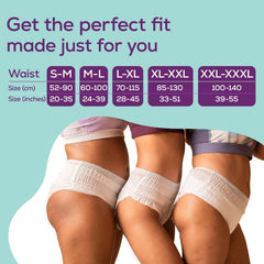 EverEve Ultra Absorbent Disposable Period Panties XL-XXL, 10 Pack