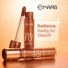 MARS Glow Fly Liquid Highlighter 10ml – 01 Winged Rose