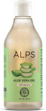 Alps Goodness Aloe vera gel bottle, 300 ml clear gel with aloe and rose water