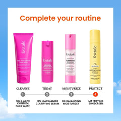 Foxtale Niacinamide Matte Sunscreen SPF 70+ PA++++ | No White Cast | Non Greasy | Prevents Tanning | UVA/UVB Protection | Lightweight | Men & Women |...