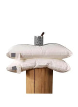 Set of 2 100% Cotton Pillows, 5-Star Hotel Quality, White, 48x74cm