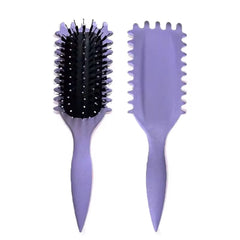 Women's Hollow Hair Comb – Multi-Functional Curly Hair Brush & Scalp Massager