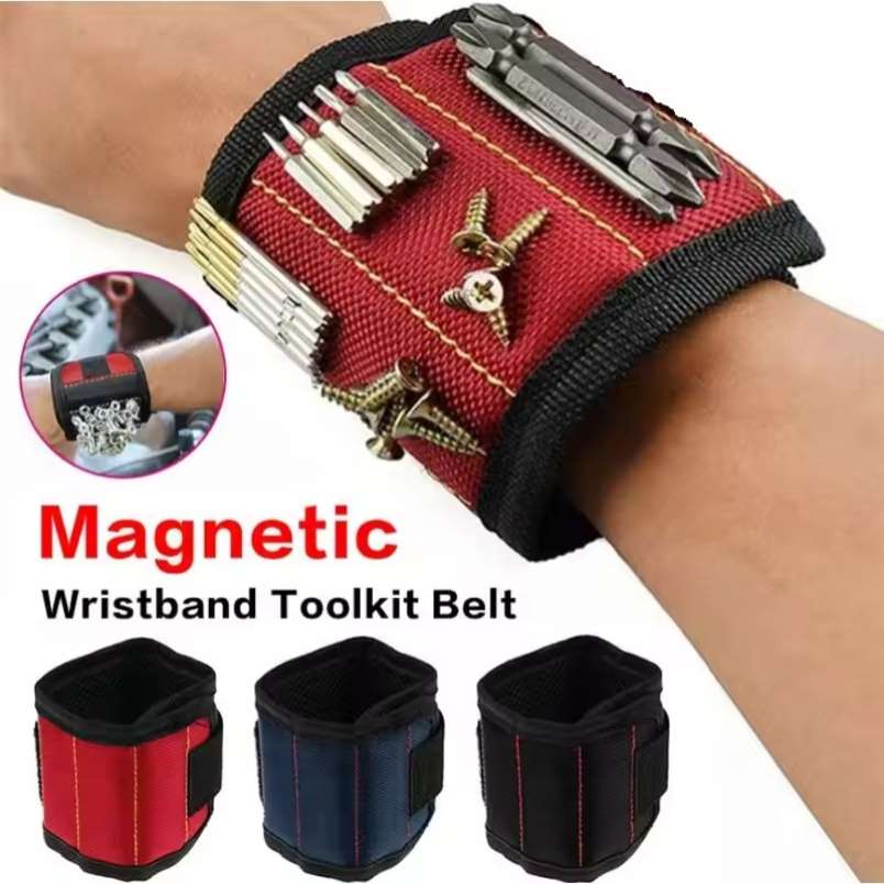 Magnetic Wristband – Hold Screws, Nails & Drill Bits with Strong Magnets