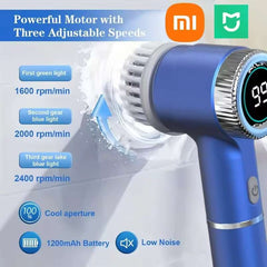 Xiaomi Electric Cleaning Brush – Powerful Multi-Purpose Cleaning with 5 Brush Heads & LED Display