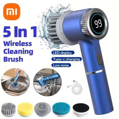 Xiaomi Electric Cleaning Brush – Powerful Multi-Purpose Cleaning with 5 Brush Heads & LED Display