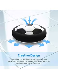 Hover Soccer Ball: Versatile Indoor Toy for Kids, Perfect for Home Hockey or Football Fun online in Dubai and UAE at Mumzar.com better value compared to Noon, Amazon.ae, Carrefour, and Dubizzle when you shop for adults and kids at Mumzar.com free delivery in Dubai, Abu Dhabi, Sharjah, Ajman, Umm Al Quwain, Fujairah, and Ras Al Khaimah.