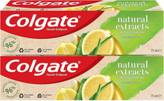 Colgate Natural Extracts Ultimate Fresh With Lemon And Aloe Vera Toothpaste 75Ml Pack Of 2