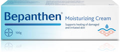 Bepanthen Moisturizing Cream, 100g, Skin Moisturizer for Dry, Damaged and Irritated Skin, Provitamin B5 Panthenol, Adults